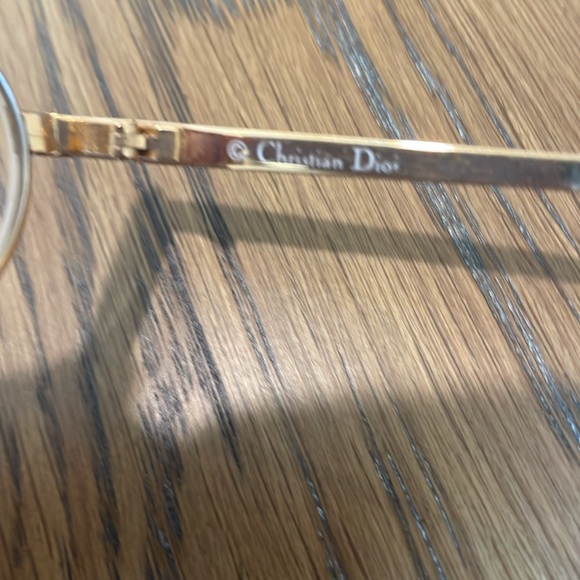 Vintage Christian Dior gold tone glass frames. - Picture 3 of 7